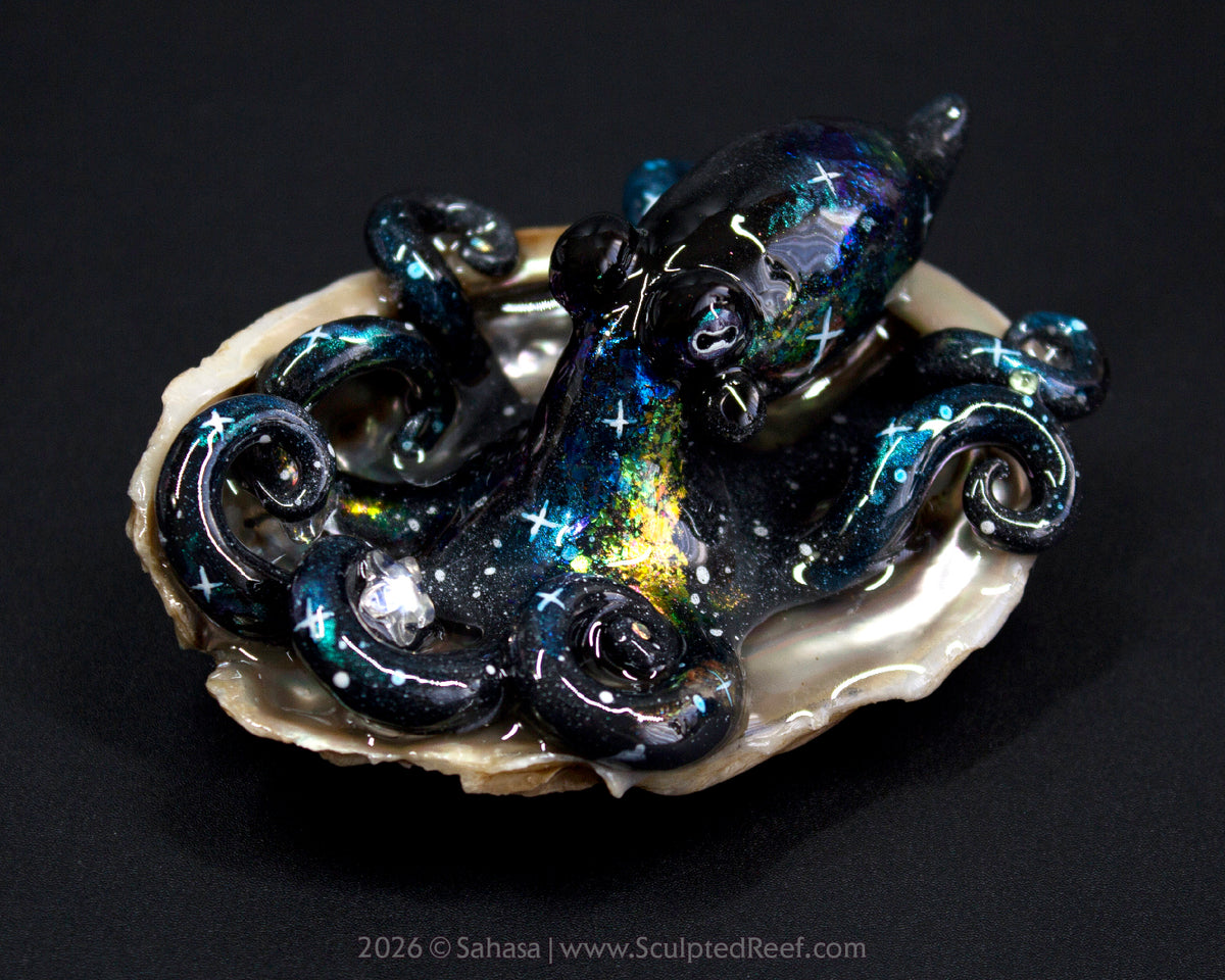 THALASSA - Shelltopus - OOAK Nebula Octopus Sculpture