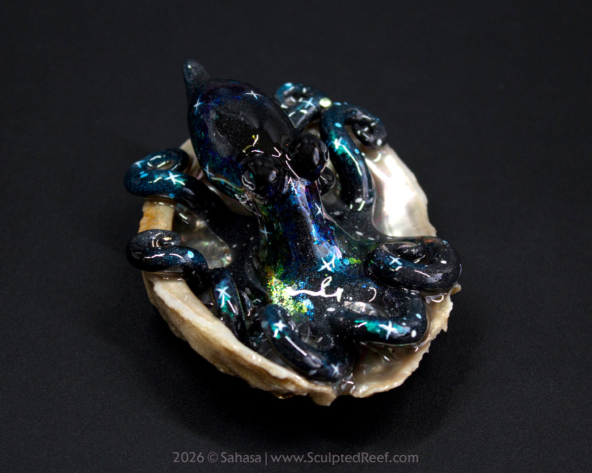 THALASSA - Shelltopus - OOAK Nebula Octopus Sculpture
