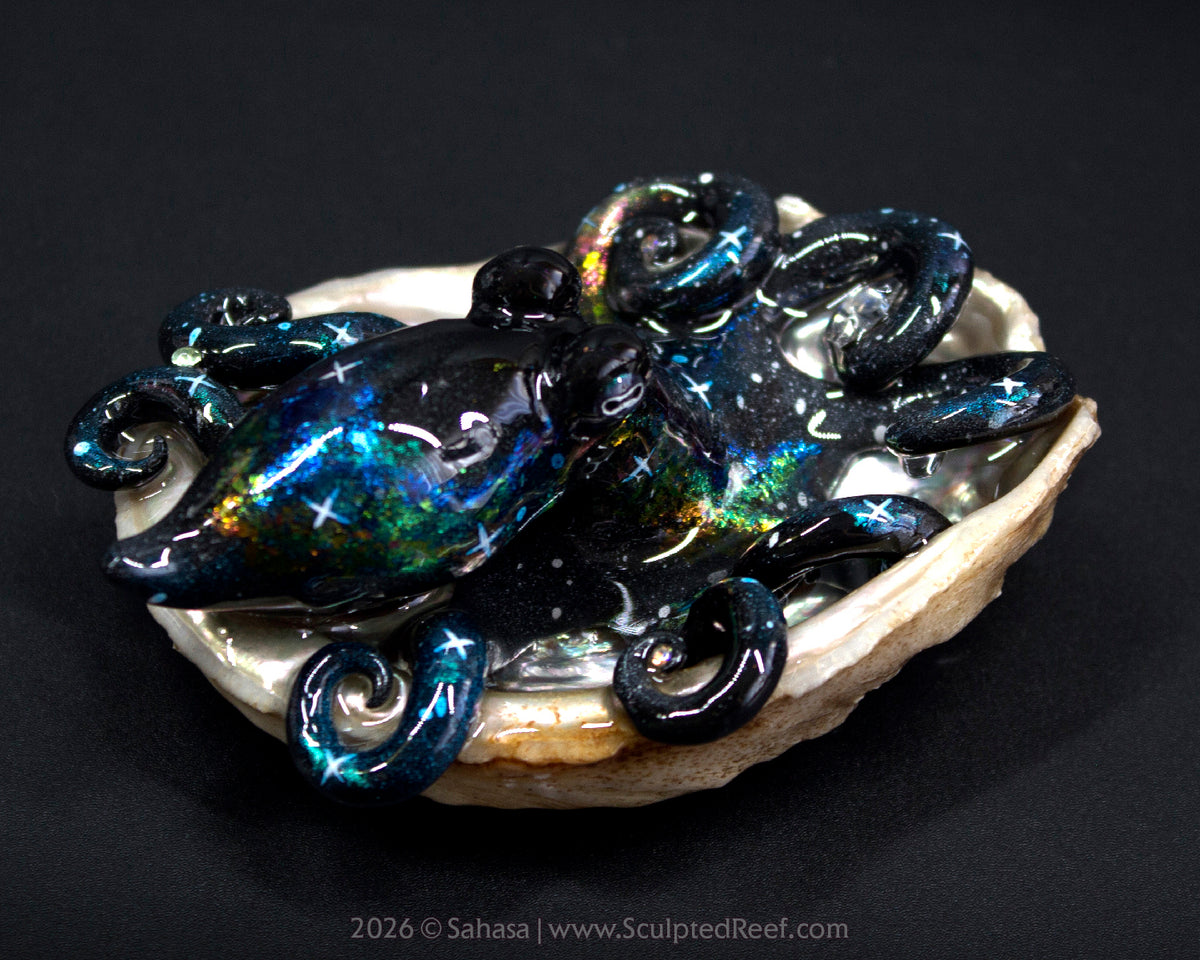 THALASSA - Shelltopus - OOAK Nebula Octopus Sculpture