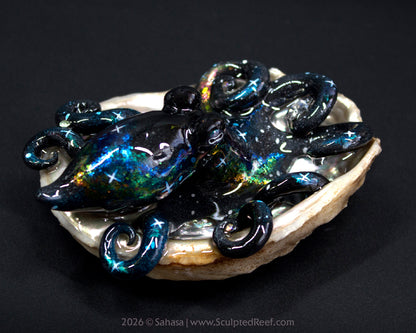 THALASSA - Shelltopus - OOAK Nebula Octopus Sculpture