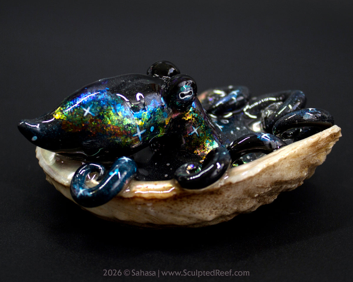 THALASSA - Shelltopus - OOAK Nebula Octopus Sculpture
