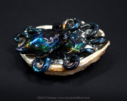 THALASSA - Shelltopus - OOAK Nebula Octopus Sculpture