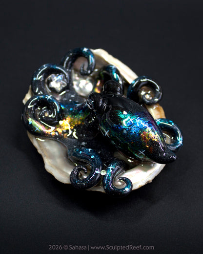 THALASSA - Shelltopus - OOAK Nebula Octopus Sculpture