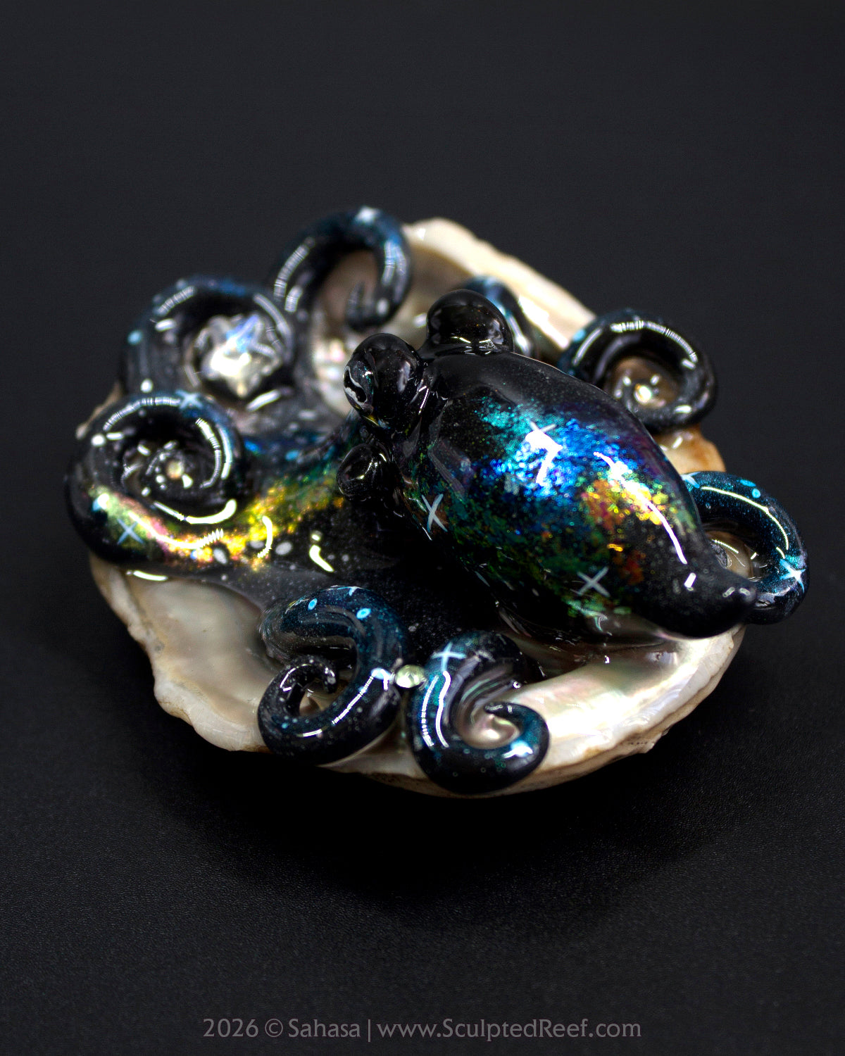 THALASSA - Shelltopus - OOAK Nebula Octopus Sculpture