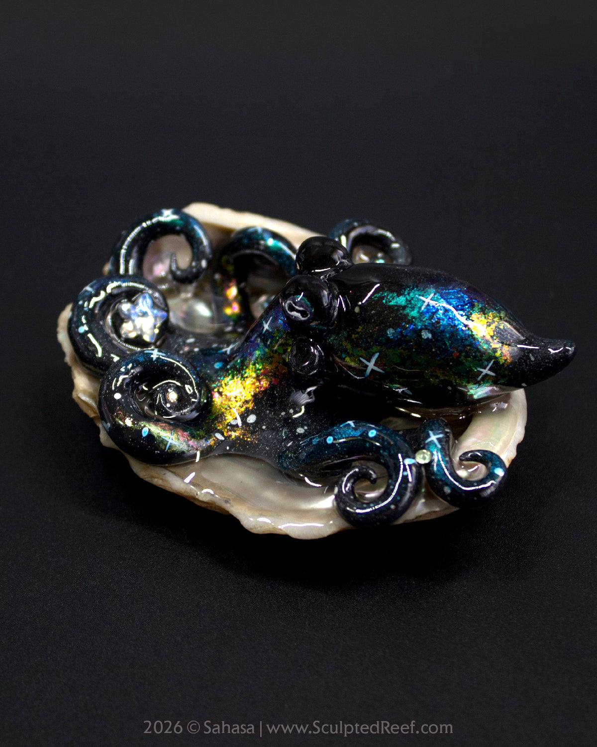THALASSA - Shelltopus - OOAK Nebula Octopus Sculpture