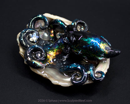 THALASSA - Shelltopus - OOAK Nebula Octopus Sculpture