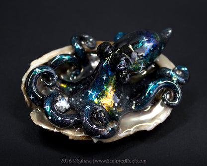THALASSA - Shelltopus - OOAK Nebula Octopus Sculpture