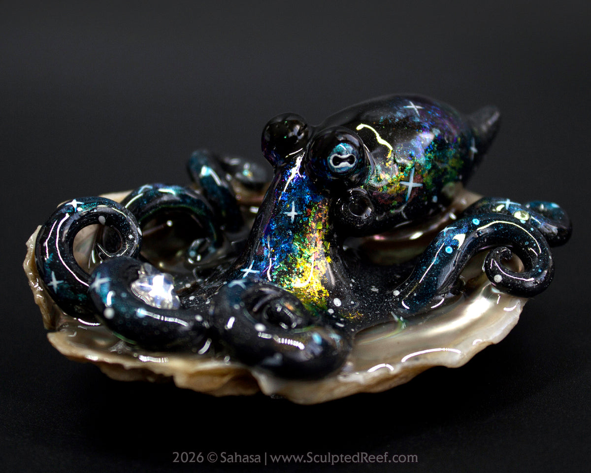 THALASSA - Shelltopus - OOAK Nebula Octopus Sculpture