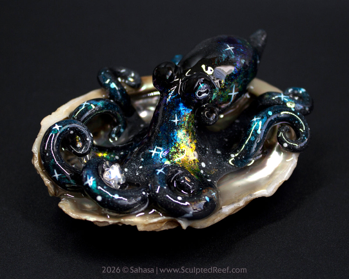 THALASSA - Shelltopus - OOAK Nebula Octopus Sculpture