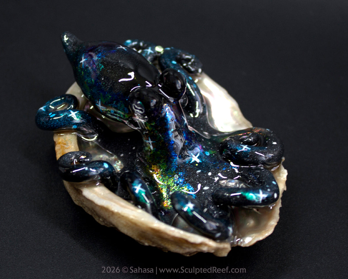 THALASSA - Shelltopus - OOAK Nebula Octopus Sculpture