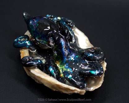 THALASSA - Shelltopus - OOAK Nebula Octopus Sculpture
