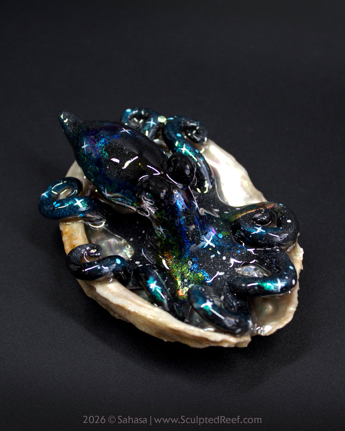 THALASSA - Shelltopus - OOAK Nebula Octopus Sculpture