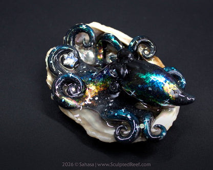 THALASSA - Shelltopus - OOAK Nebula Octopus Sculpture