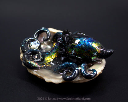 THALASSA - Shelltopus - OOAK Nebula Octopus Sculpture