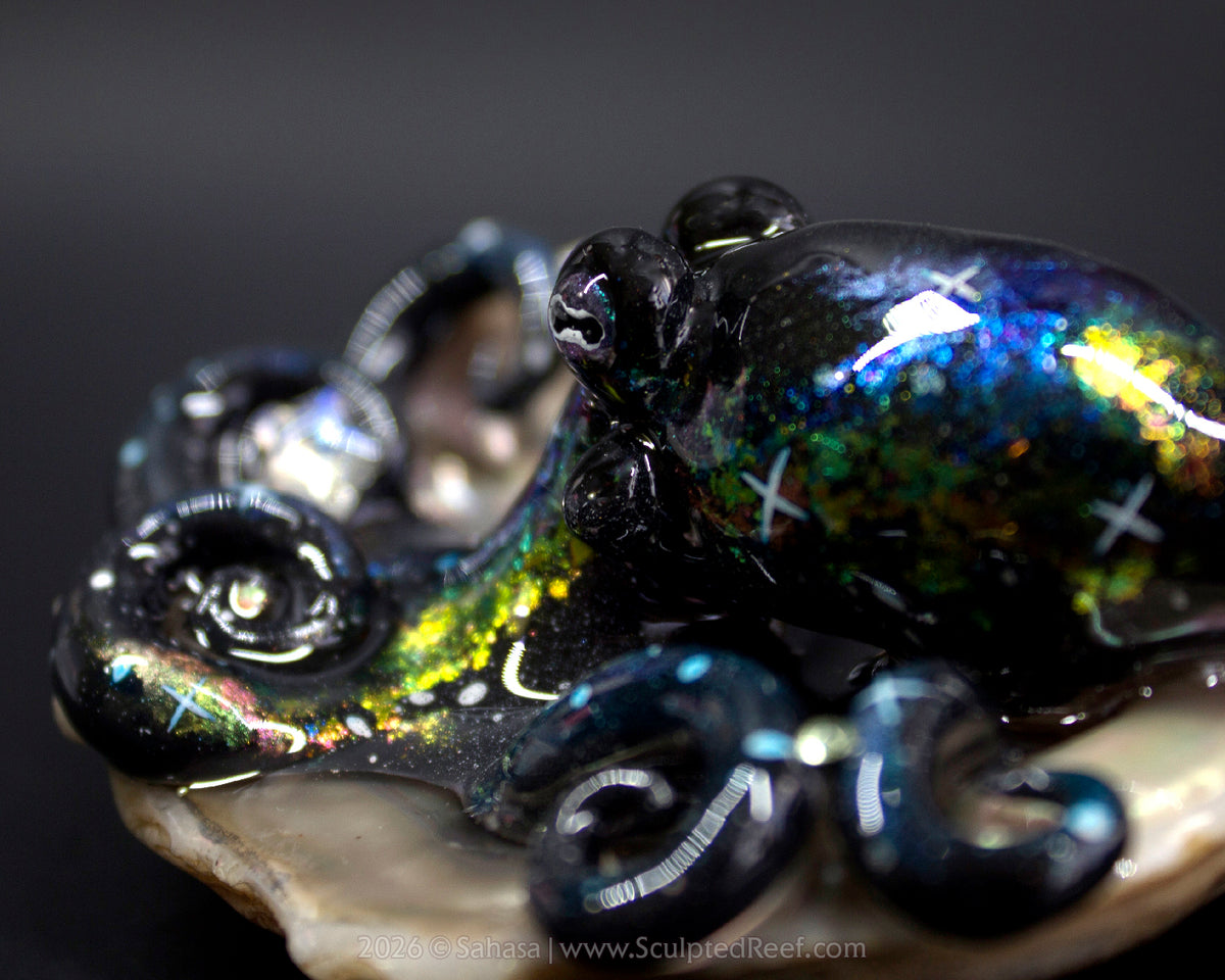THALASSA - Shelltopus - OOAK Nebula Octopus Sculpture