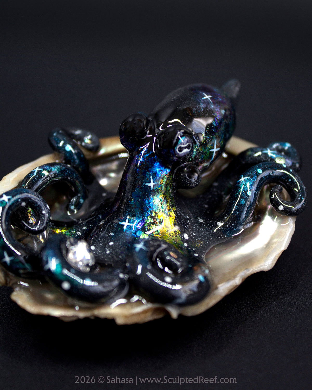 THALASSA - Shelltopus - OOAK Nebula Octopus Sculpture