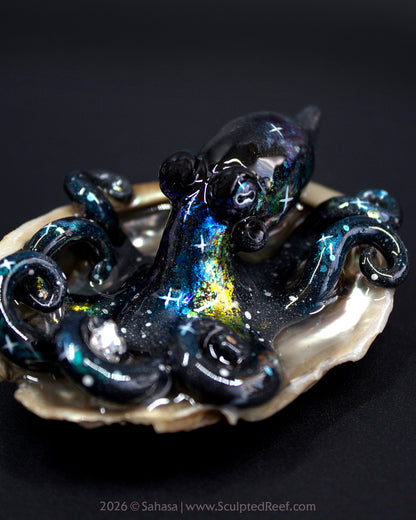 THALASSA - Shelltopus - OOAK Nebula Octopus Sculpture