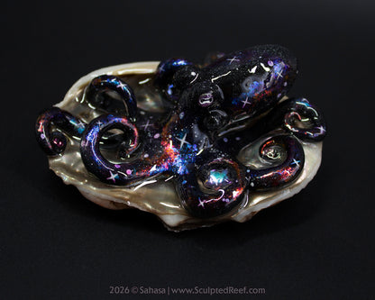 AMALTHEA - Shelltopus - OOAK Nebula Octopus Sculpture