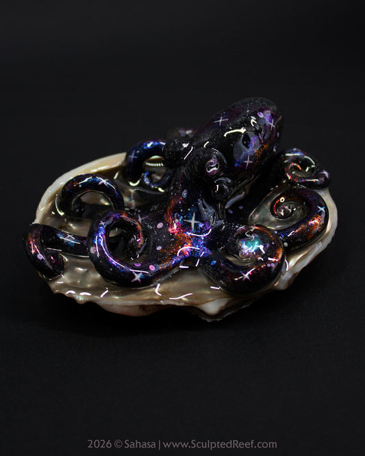 AMALTHEA - Shelltopus - OOAK Nebula Octopus Sculpture