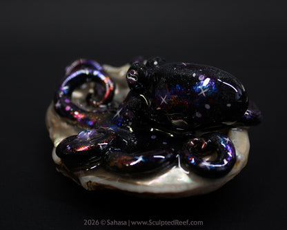 AMALTHEA - Shelltopus - OOAK Nebula Octopus Sculpture