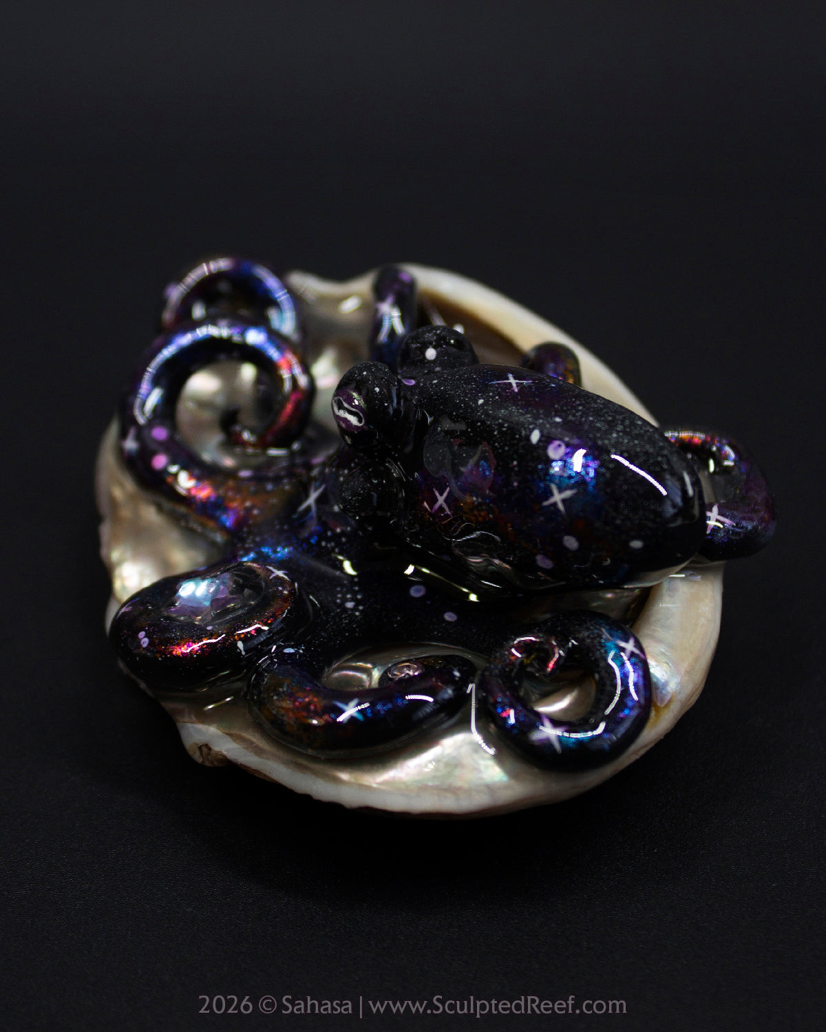 AMALTHEA - Shelltopus - OOAK Nebula Octopus Sculpture
