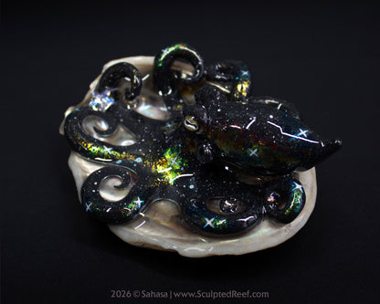 CORDELIA - Shelltopus - OOAK Nebula Octopus Sculpture