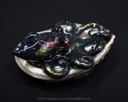 CORDELIA - Shelltopus - OOAK Nebula Octopus Sculpture
