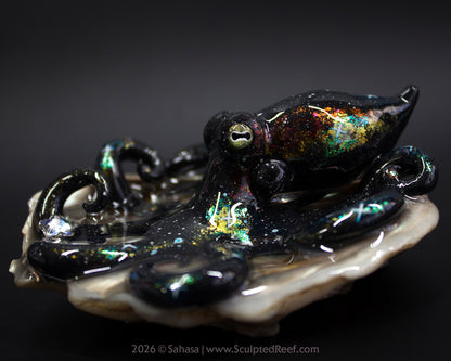 CORDELIA - Shelltopus - OOAK Nebula Octopus Sculpture