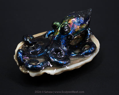 TITANIA - Shelltopus - OOAK Nebula Octopus Sculpture