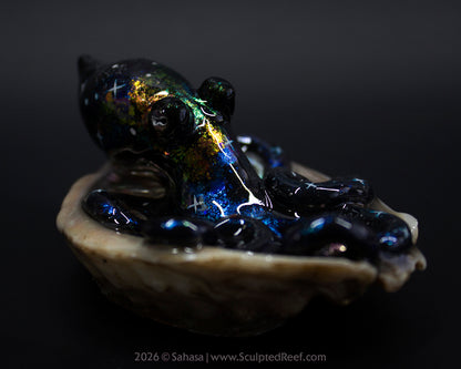 TITANIA - Shelltopus - OOAK Nebula Octopus Sculpture