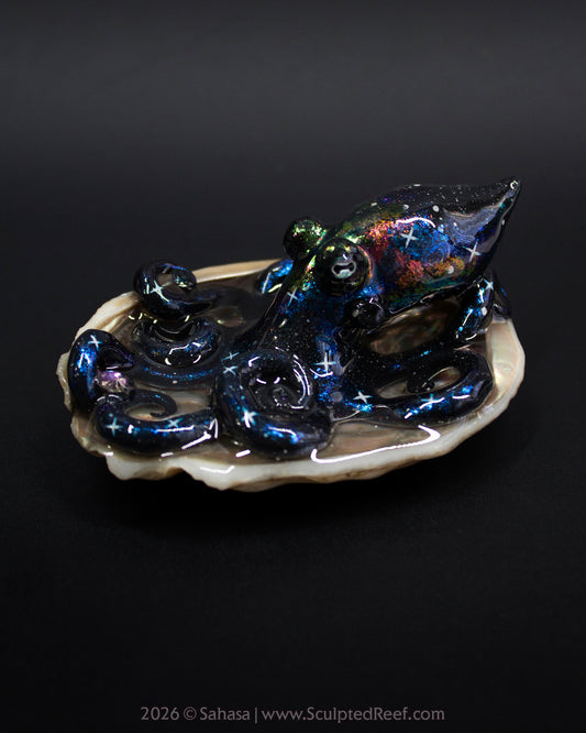 TITANIA - Shelltopus - OOAK Nebula Octopus Sculpture
