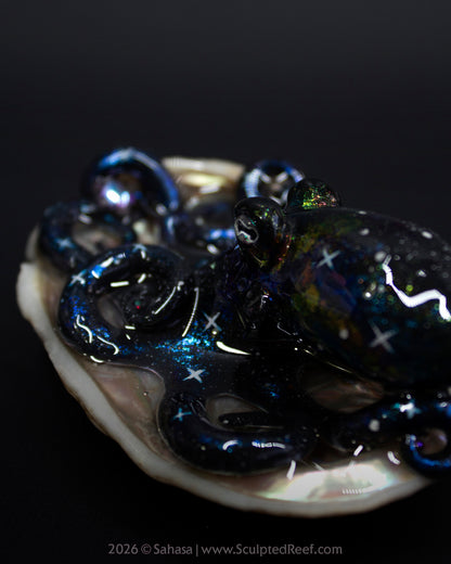TITANIA - Shelltopus - OOAK Nebula Octopus Sculpture