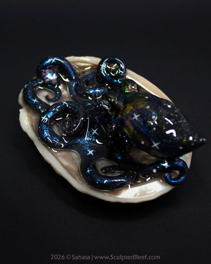 TITANIA - Shelltopus - OOAK Nebula Octopus Sculpture
