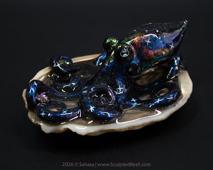 TITANIA - Shelltopus - OOAK Nebula Octopus Sculpture