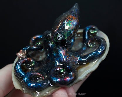 PHOEBE - Shelltopus - OOAK Nebula Octopus Sculpture