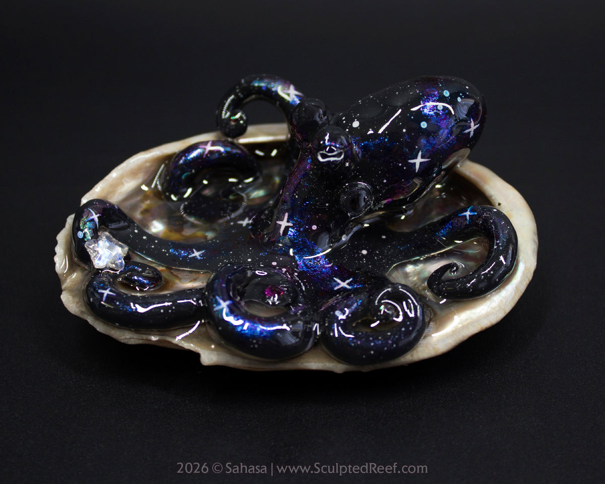 IANTHE - Shelltopus - OOAK Nebula Octopus Sculpture