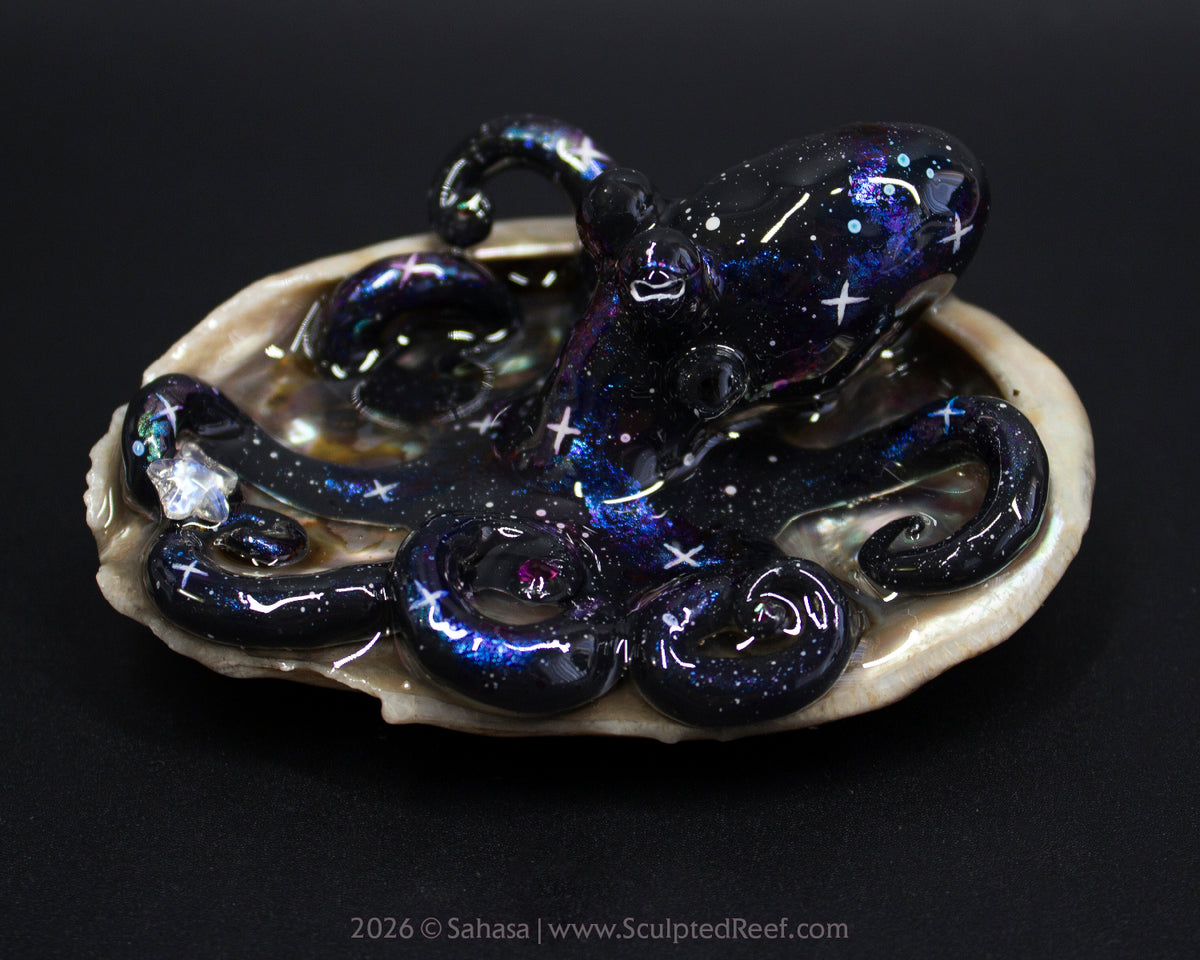 IANTHE - Shelltopus - OOAK Nebula Octopus Sculpture