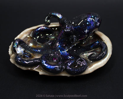 IANTHE - Shelltopus - OOAK Nebula Octopus Sculpture