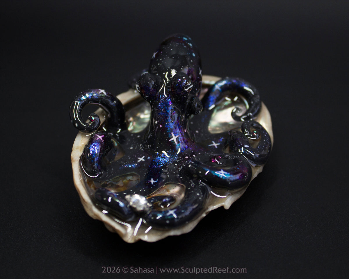 IANTHE - Shelltopus - OOAK Nebula Octopus Sculpture