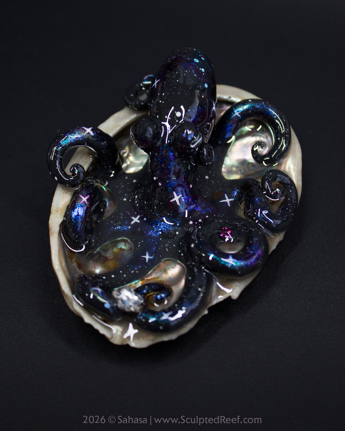 IANTHE - Shelltopus - OOAK Nebula Octopus Sculpture