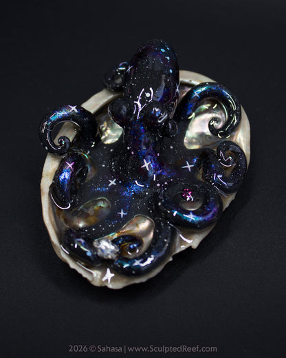 IANTHE - Shelltopus - OOAK Nebula Octopus Sculpture