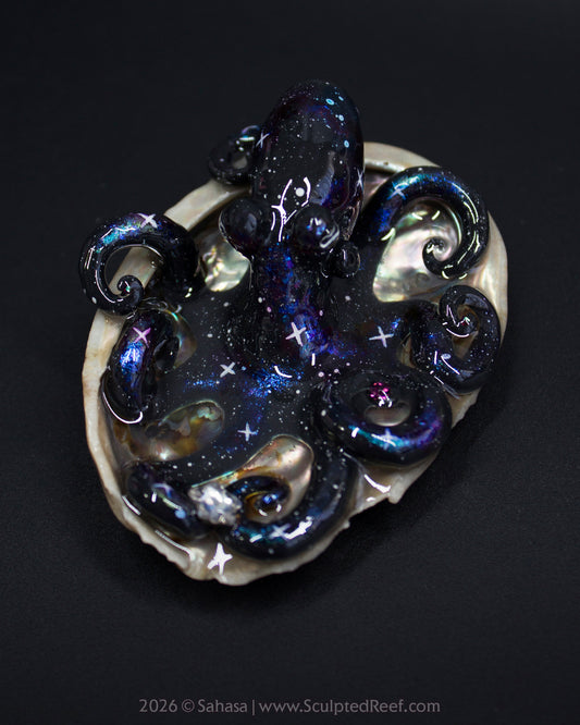 IANTHE - Shelltopus - OOAK Nebula Octopus Sculpture