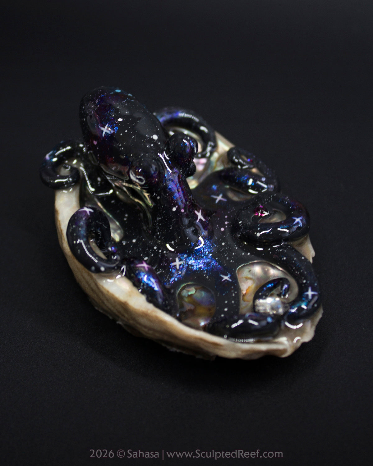 IANTHE - Shelltopus - OOAK Nebula Octopus Sculpture