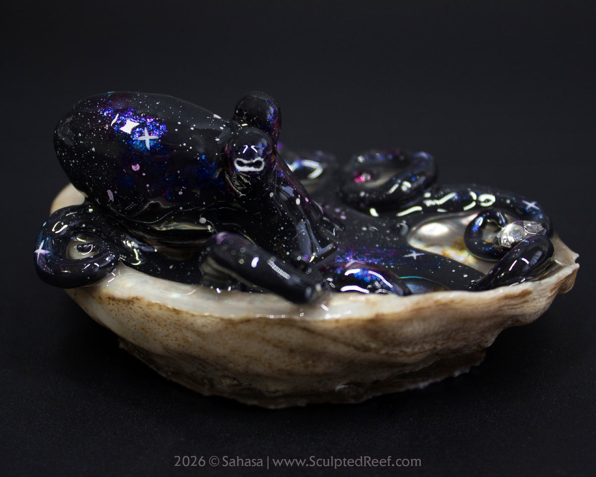 IANTHE - Shelltopus - OOAK Nebula Octopus Sculpture