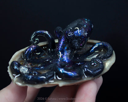 IANTHE - Shelltopus - OOAK Nebula Octopus Sculpture