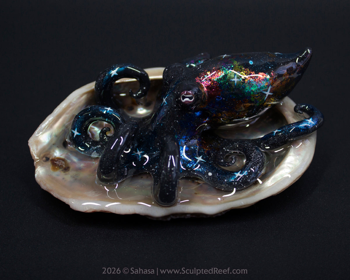 MEROPE - Shelltopus - OOAK Nebula Octopus Sculpture