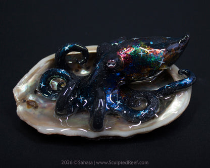 MEROPE - Shelltopus - OOAK Nebula Octopus Sculpture