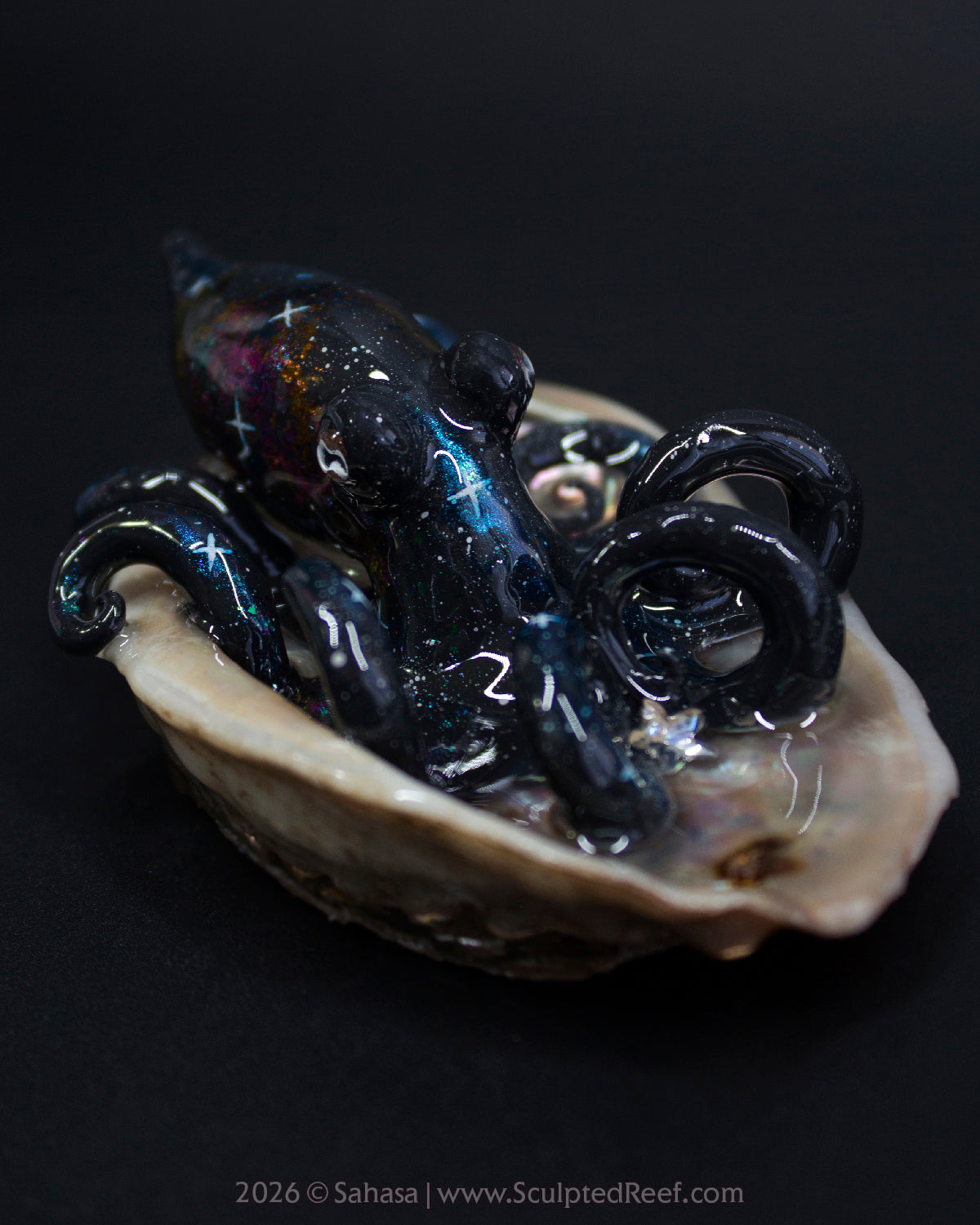 MEROPE - Shelltopus - OOAK Nebula Octopus Sculpture