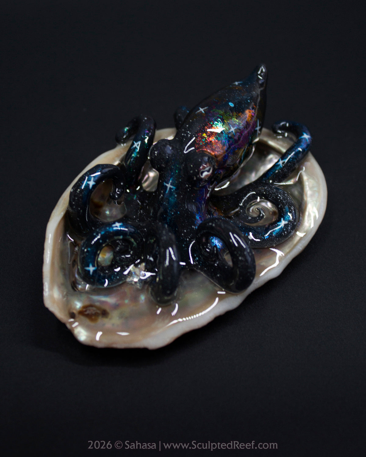 MEROPE - Shelltopus - OOAK Nebula Octopus Sculpture