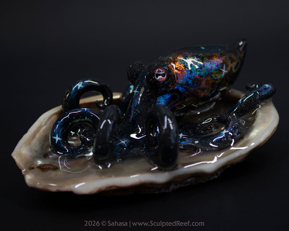MEROPE - Shelltopus - OOAK Nebula Octopus Sculpture